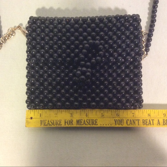 Vintage Beaded Crossbody Bag made In Italy - Picture 9 of 10